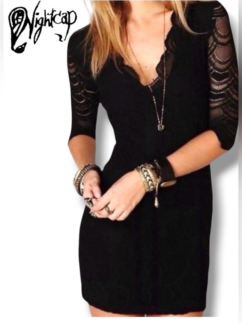 Nightcap Lace Bodycon Mini Dress